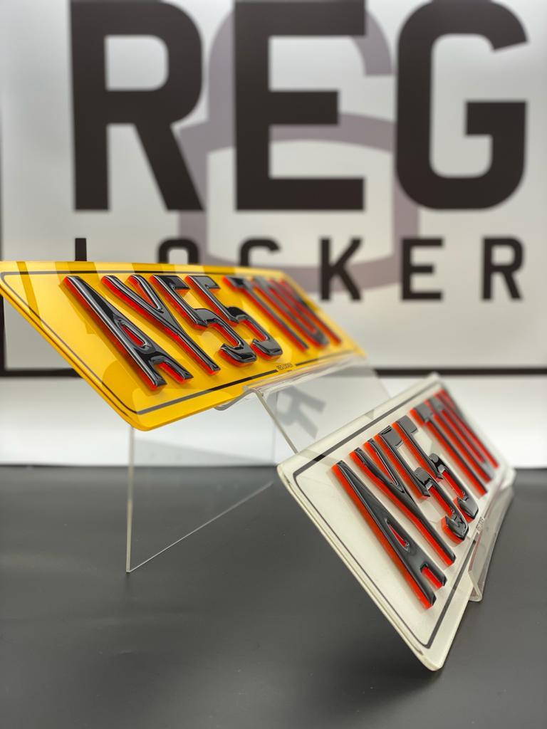 Stand Out on the Road with 4D Number Plates